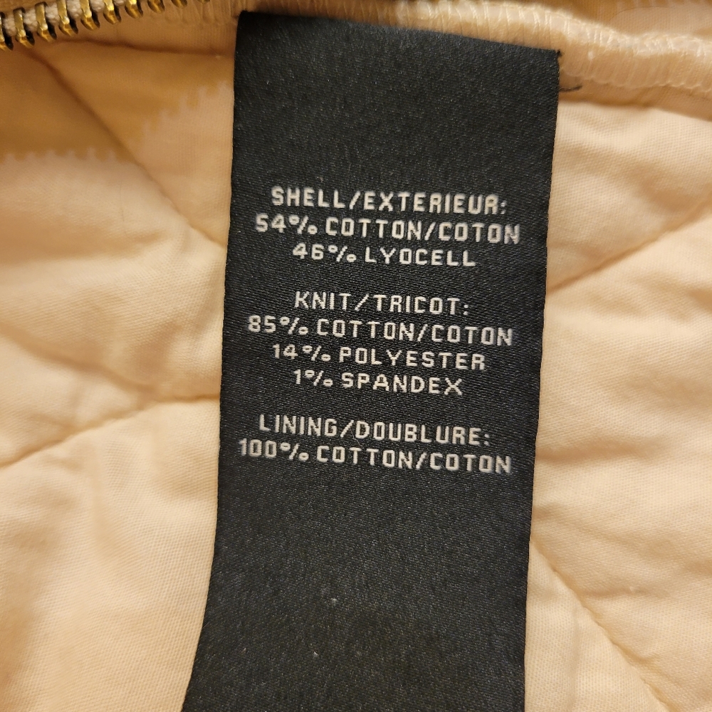 7 For All Mankind Tan Quilted Jacket - Picture 4 of 5